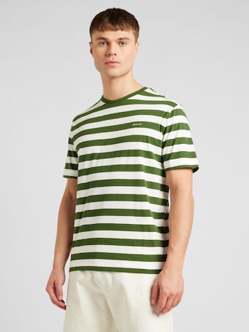 GANT T-shirt i grön: framsida