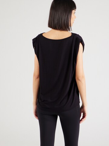 T-shirt fonctionnel CURARE Yogawear en noir