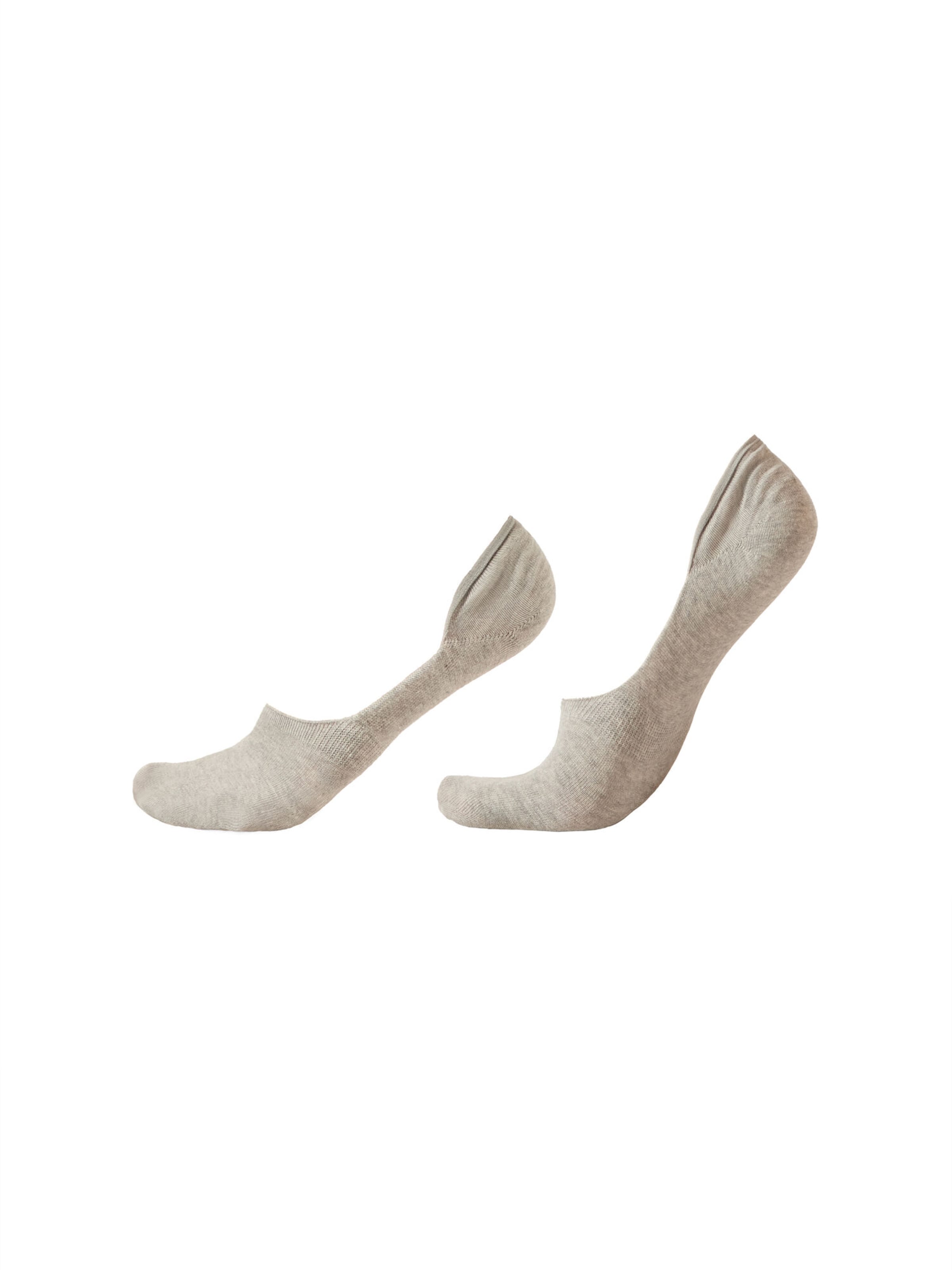 CALZEDONIA Ankle Socks in Grey: front
