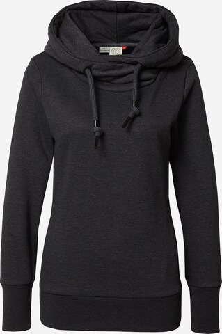 Ragwear Sweatshirt 'GRIPY BOLD' in Black: front