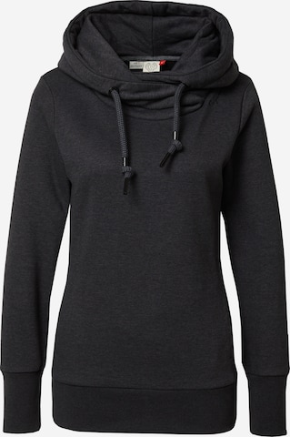 Ragwear Sweatshirt 'GRIPY BOLD' in Zwart: voorkant