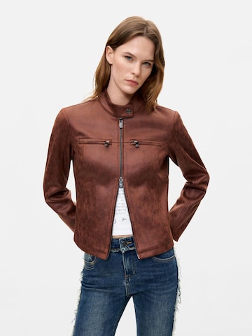 Desigual Between-season jacket in Brown: front