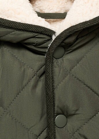 MANGO KIDS Between-Season Jacket 'Escocia' in Green