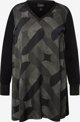 Ulla Popken Shirt in Black: front