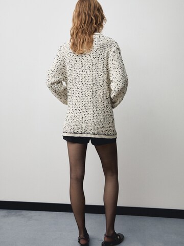 MANGO Knit cardigan 'Jessy' in Beige