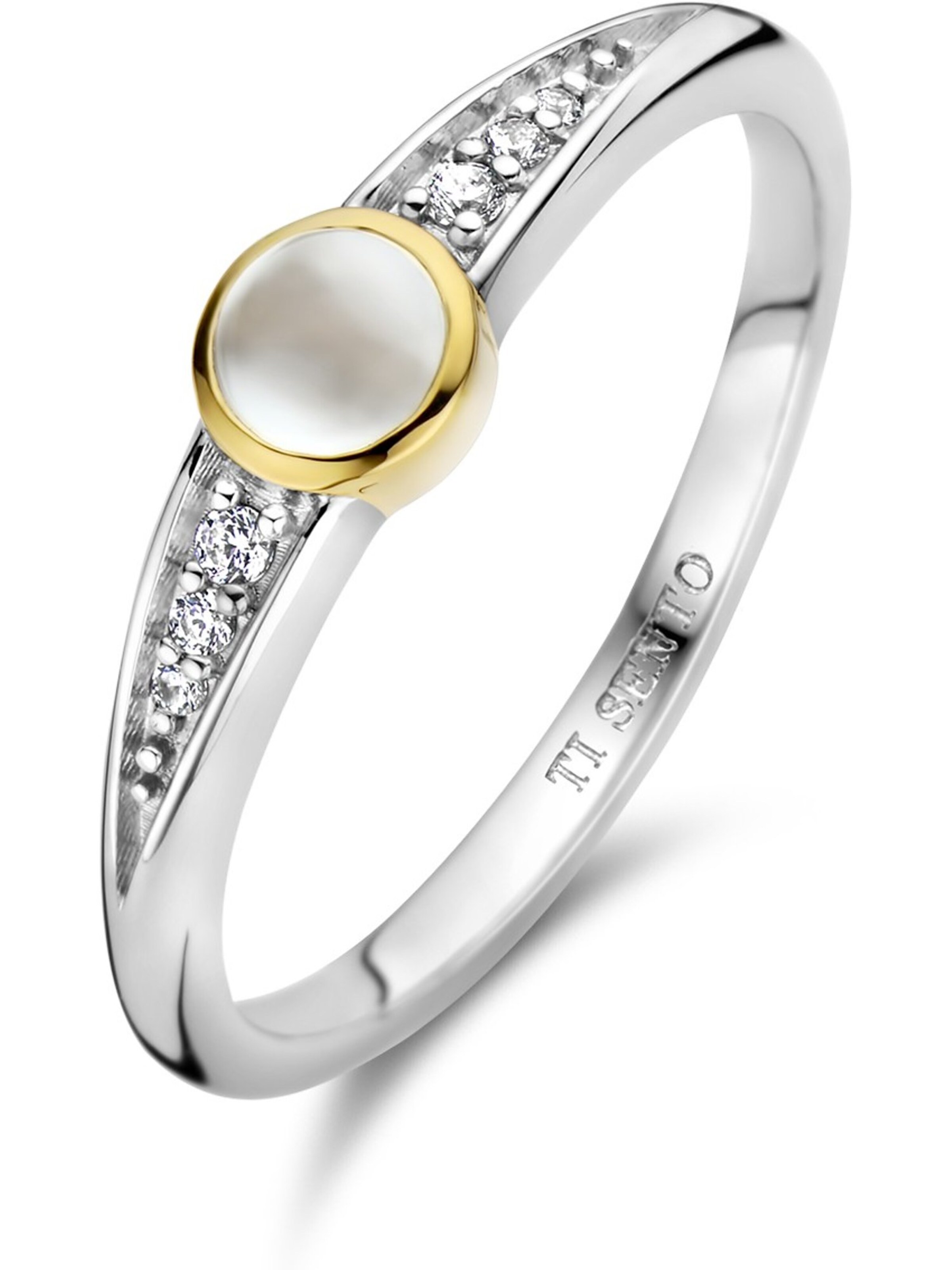 Ti Sento Milano Ring in Silver: front