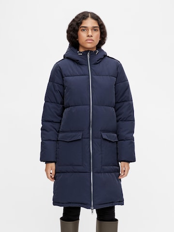 OBJECT Χειμερινό παλτό 'Hanna' σε μπλε: μπροστά