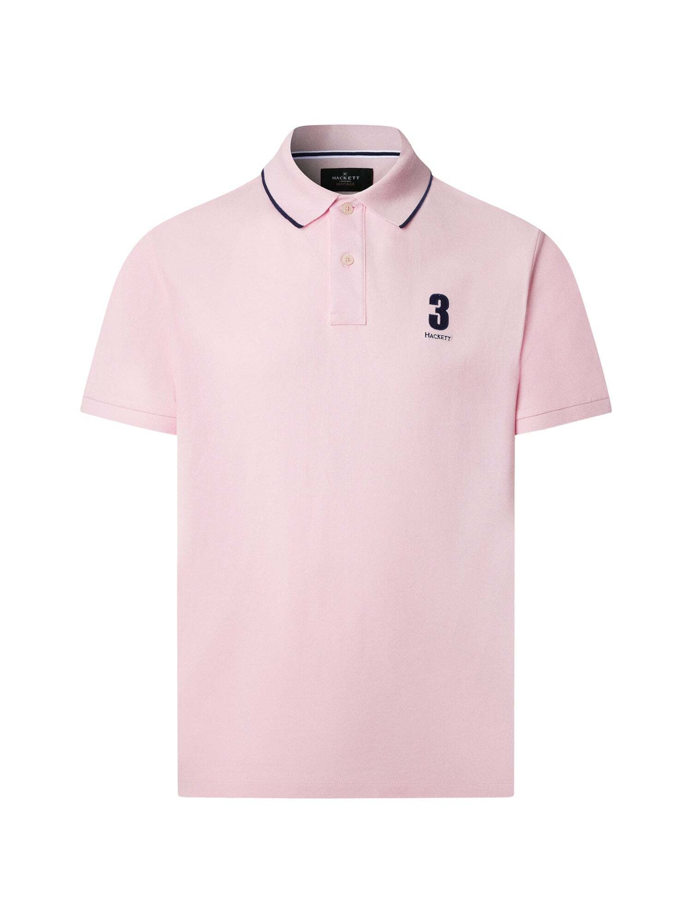 Maglietta 'Heritage' di Hackett London in rosa: frontale