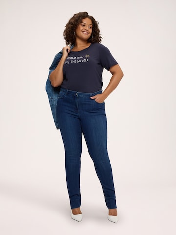 Fiorella Rubino - Camiseta en azul
