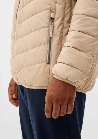 s.Oliver Men Big Sizes Between-Season Jacket in Beige