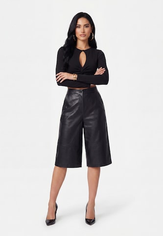 faina - Loosefit Pantalón en negro
