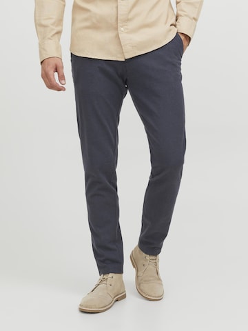 Regular Pantalon 'Marco' JACK & JONES en gris : devant