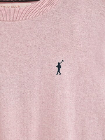 Polo Club Pullover in Pink