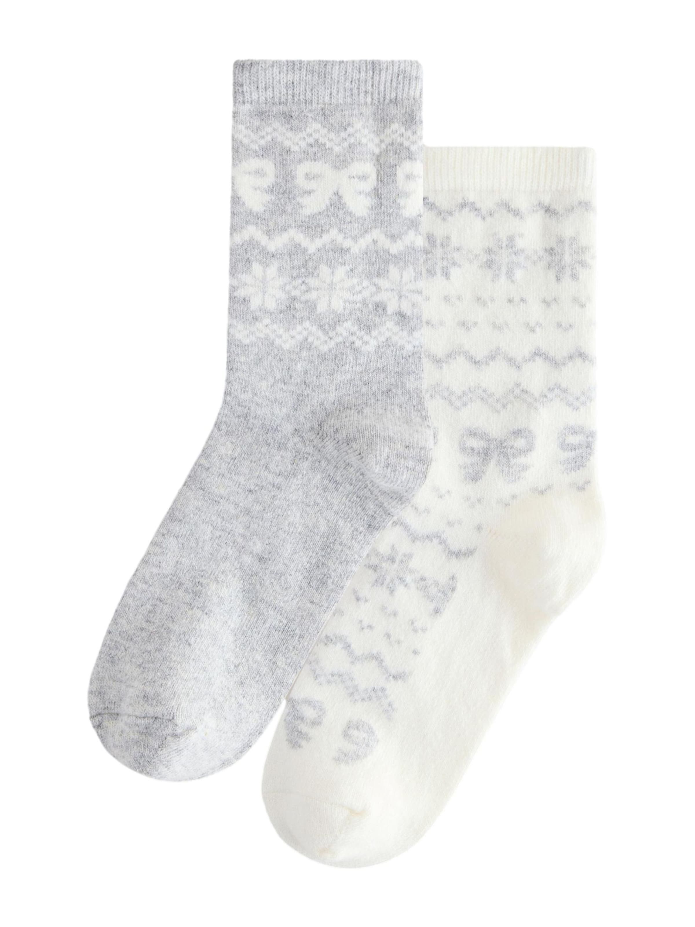 Next Socks in Grey: front