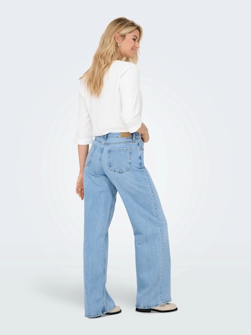 JDY Wide Leg Jeans 'JDYRUBY' in Blau