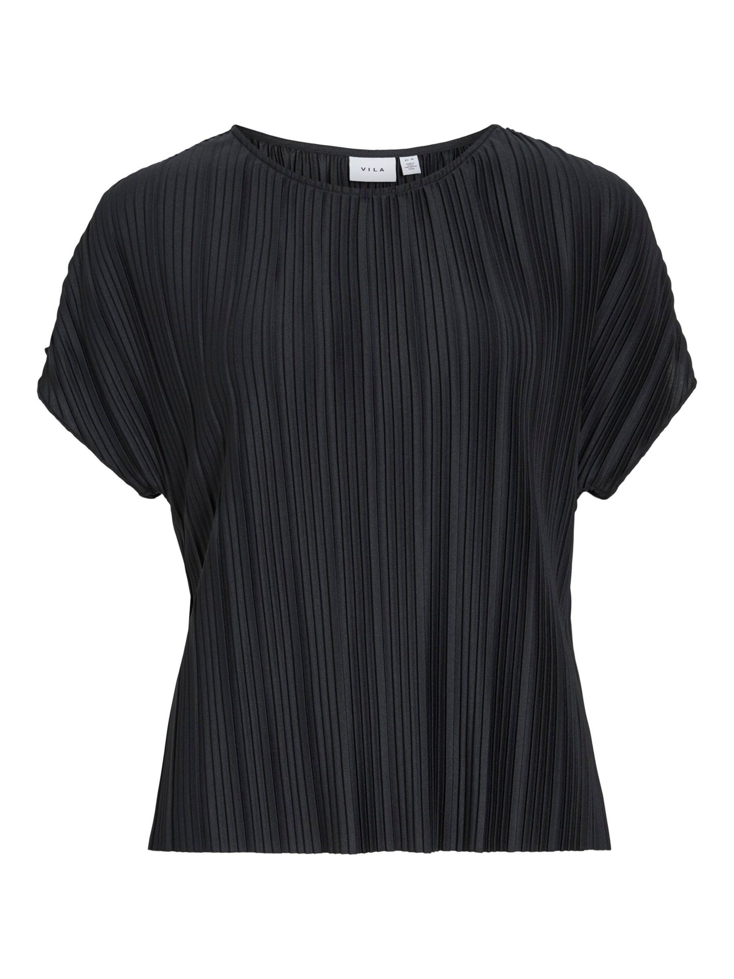 VILA Bluse 'VITAHLIA' i sort: forside