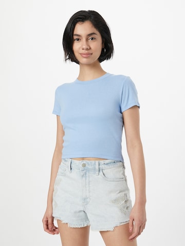 T-shirt HOLLISTER en bleu : devant