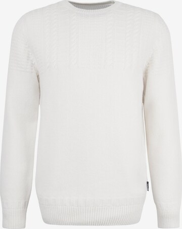 Pullover 'Foremast' di Barbour in bianco: frontale