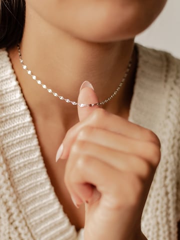 Hey Happiness Necklace 'Rolo Choker' in Silver