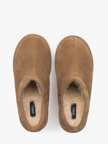 Estro Clogs '1608-1' in Brown