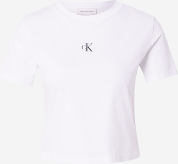 Calvin Klein Jeans Shirt in White: front
