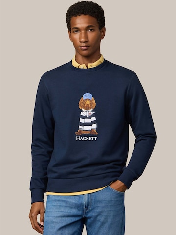 Hackett London Sweatshirt 'HARRY' in Blauw: voorkant