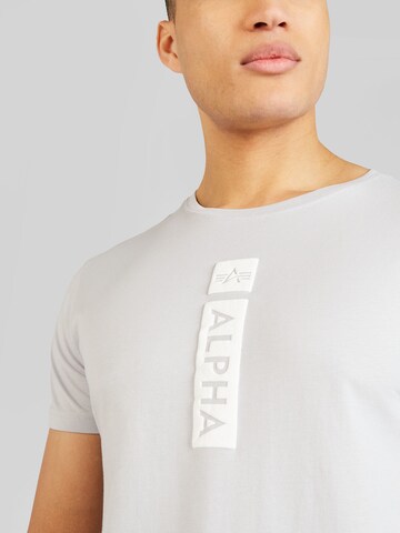 T-Shirt ALPHA INDUSTRIES en gris