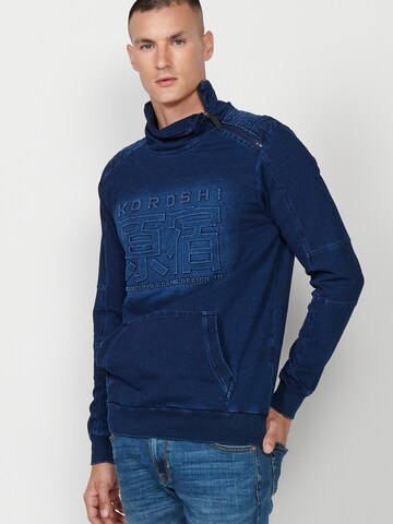 KOROSHI Sweatshirt in Blau