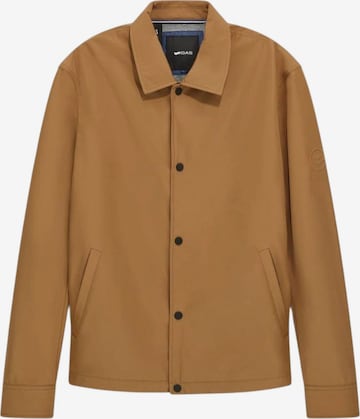 Veste mi-saison GAS en marron : devant