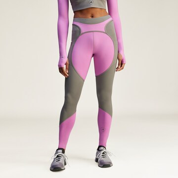 ADIDAS BY STELLA MCCARTNEY Skinny Sports trousers in Purple: front