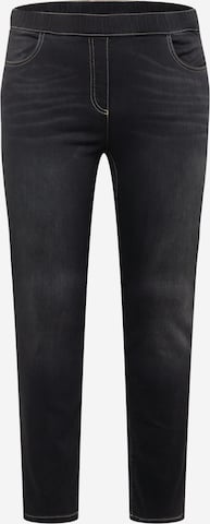 SAMOON Jeans pajkice | črna barva: sprednja stran