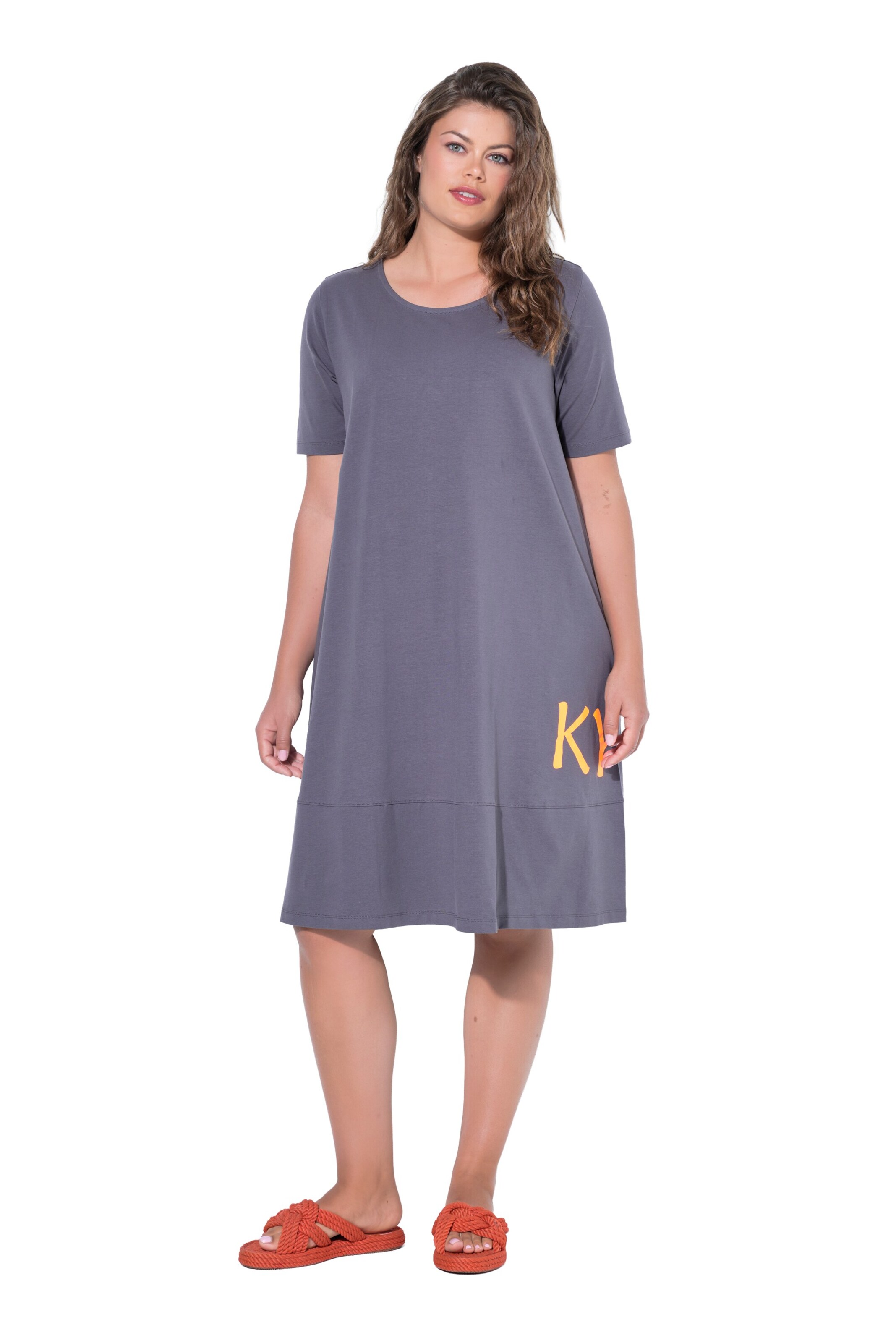 LAURASØN Jurk in Grijs: voorkant