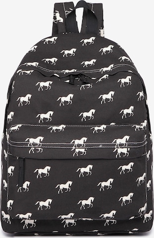 Kono Backpack in Black: front