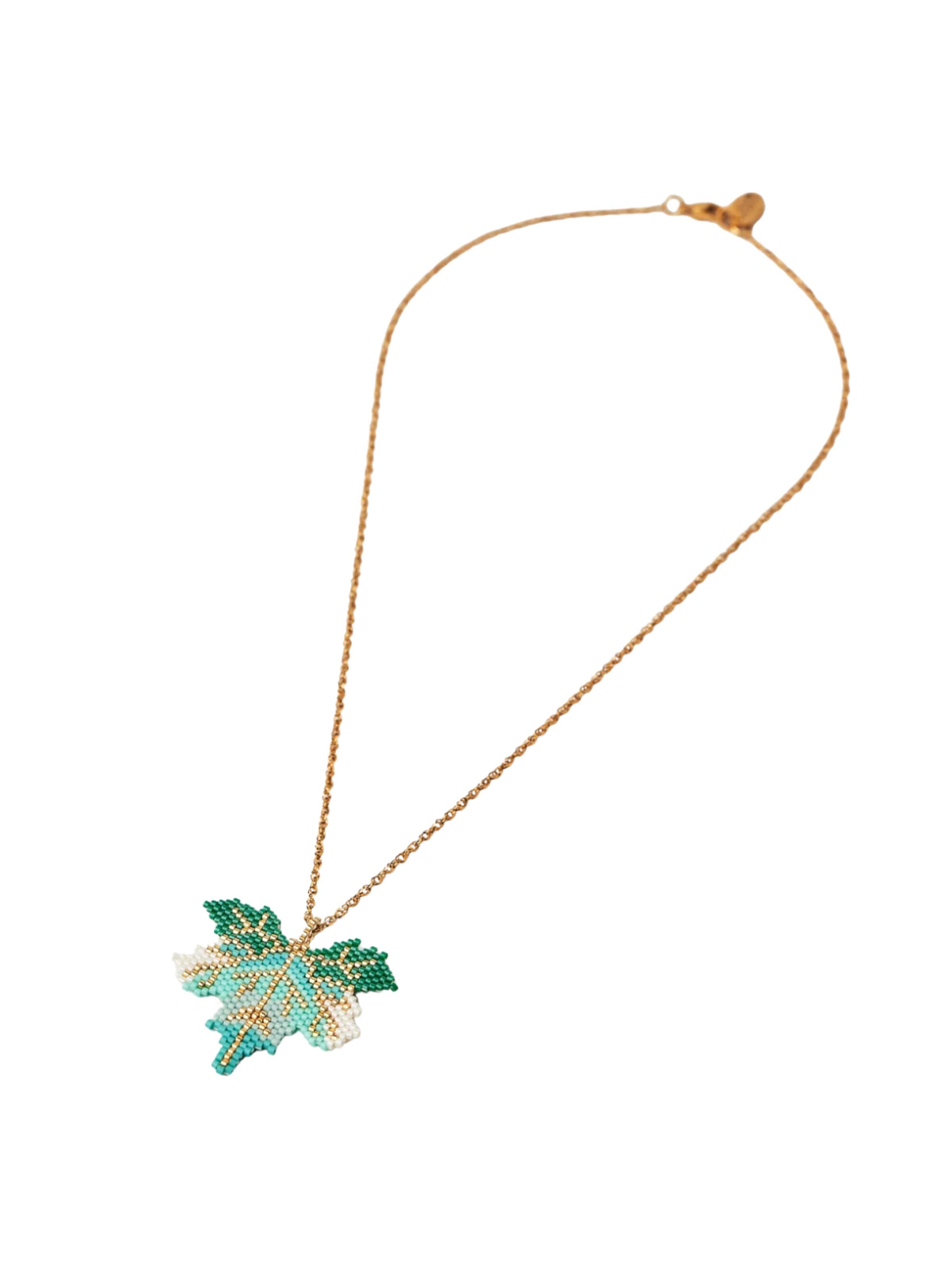 THE GEM STORIES JEWELRY Αλυσίδα σε μπλε: μπροστά