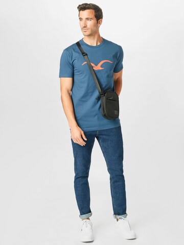 Cleptomanicx T-Shirt 'Mowe' in Blau