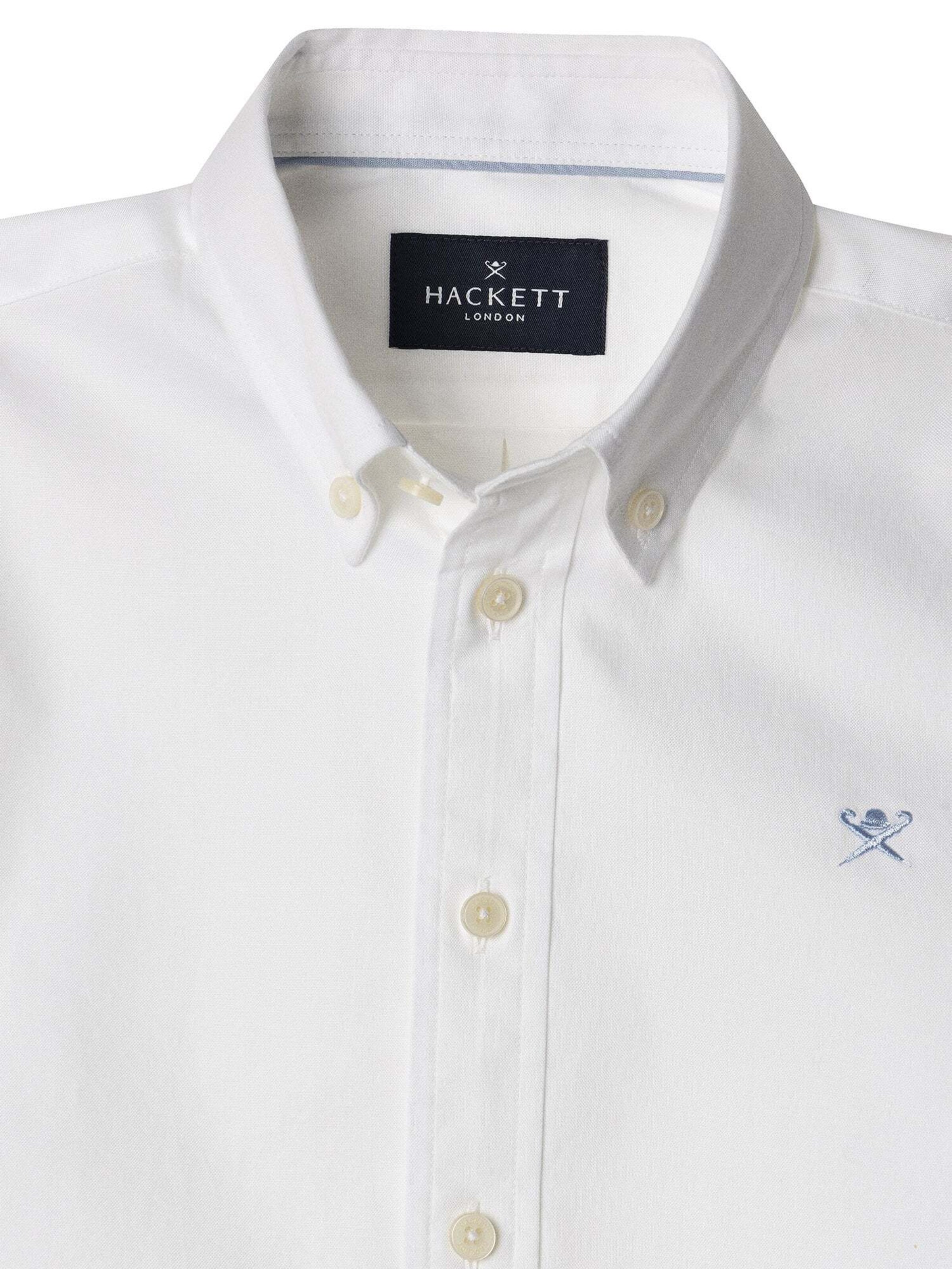 Coupe regular Chemise Hackett London en blanc