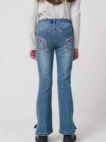 KOROSHI Flared Jeans in Blau
