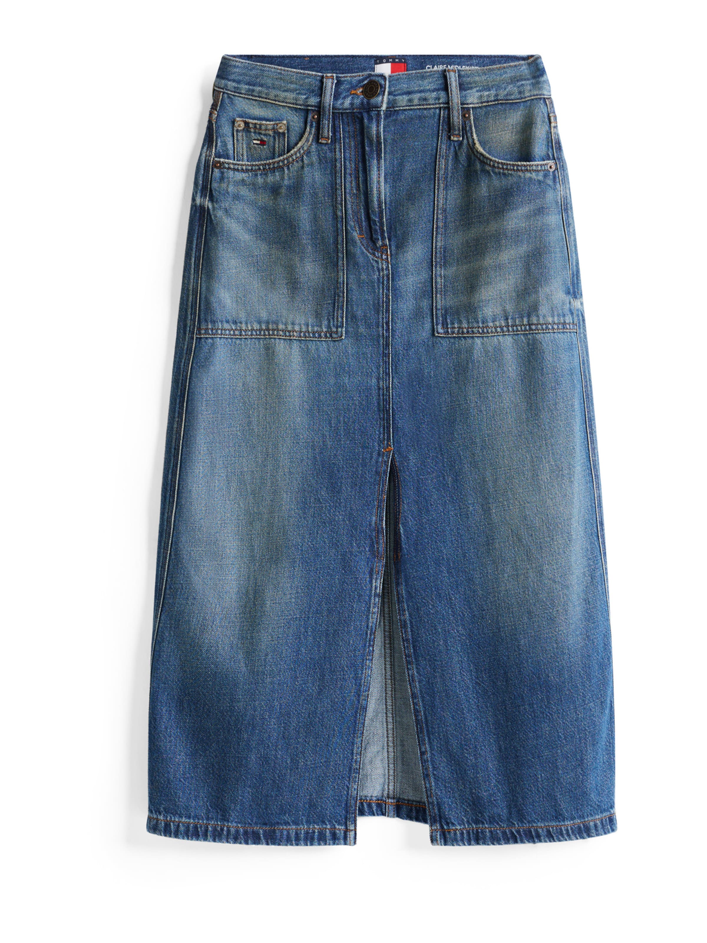 Tommy Jeans Φούστα 'CLAIRE' σε μπλε: μπροστά