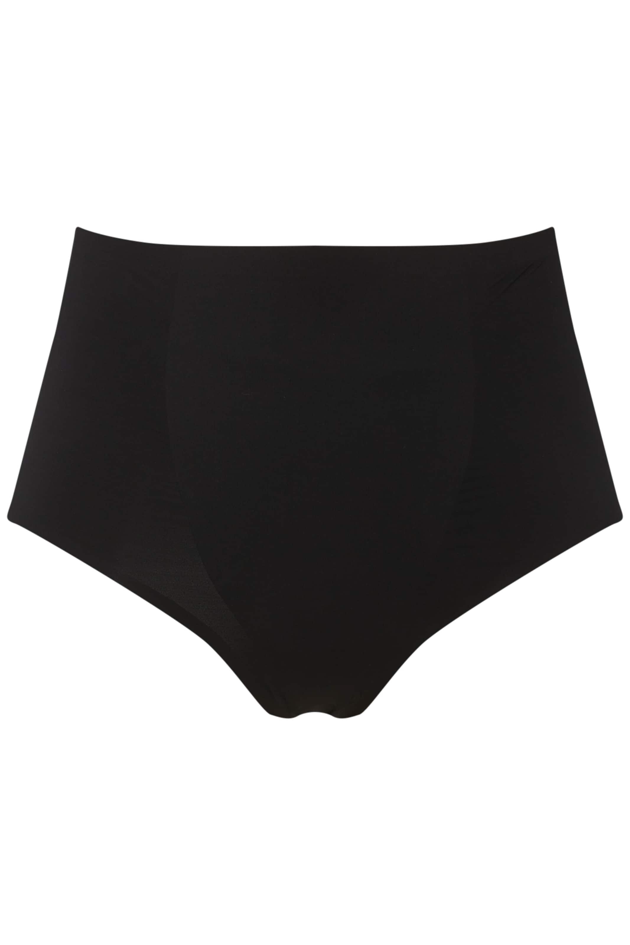 Ulla Popken Shapingslip in Zwart: voorkant