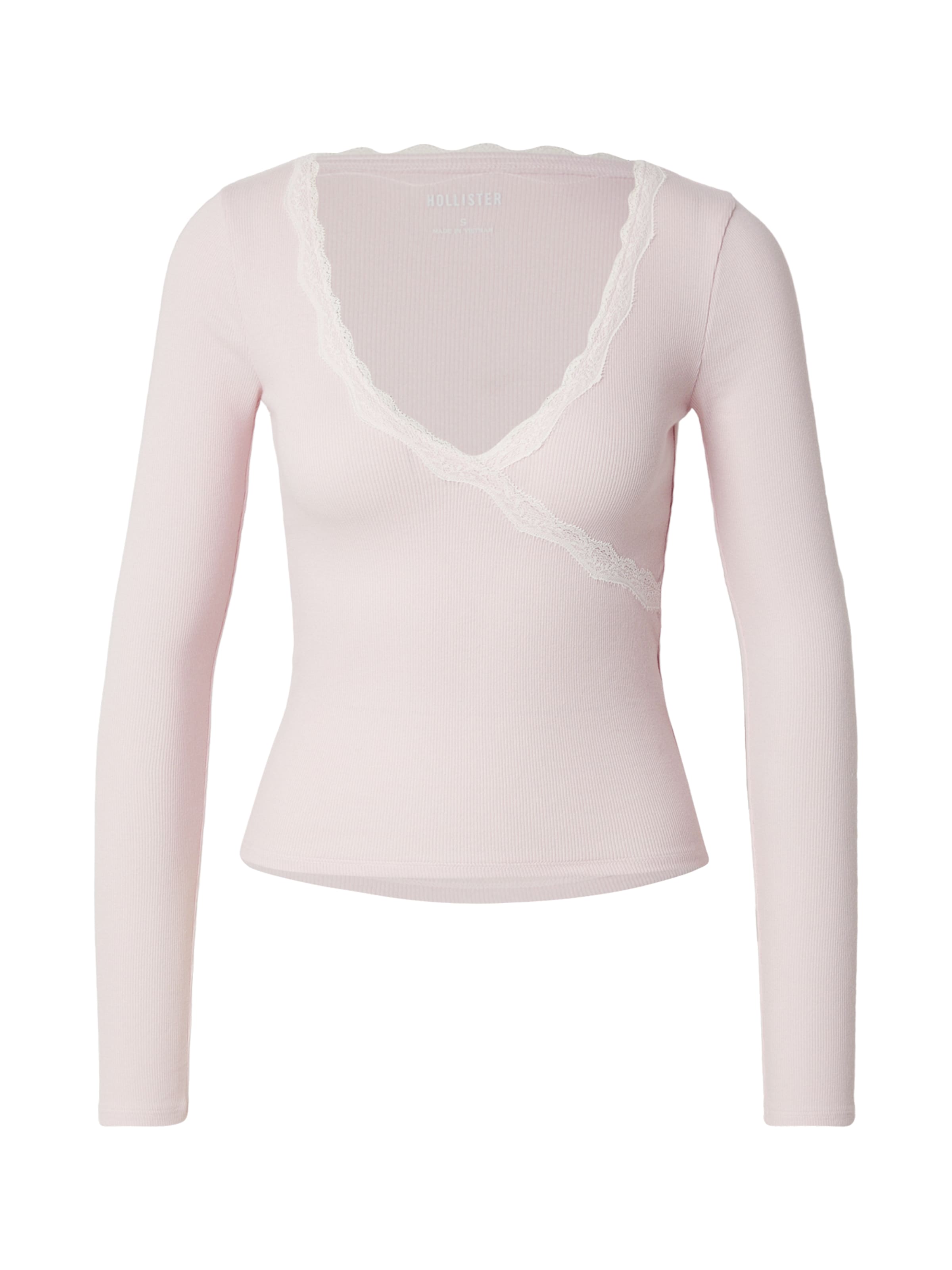 HOLLISTER Μπλουζάκι σε ροζ: μπροστά