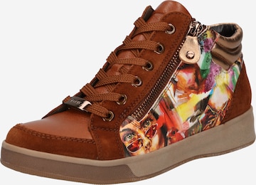 ARA High-Top Sneakers 'Rom' in Brown: front