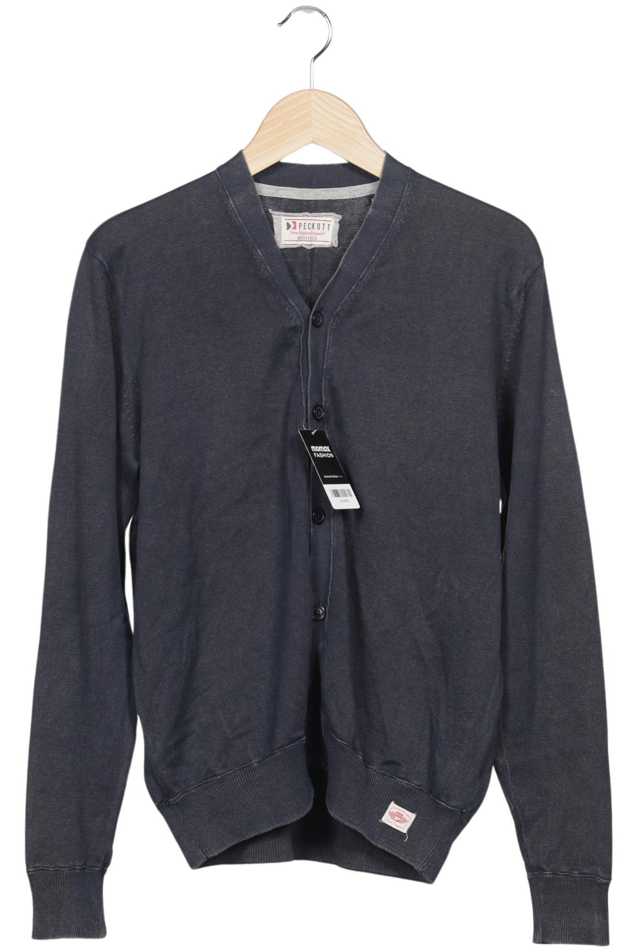 Peckott Strickjacke L in Blau: Vorderseite