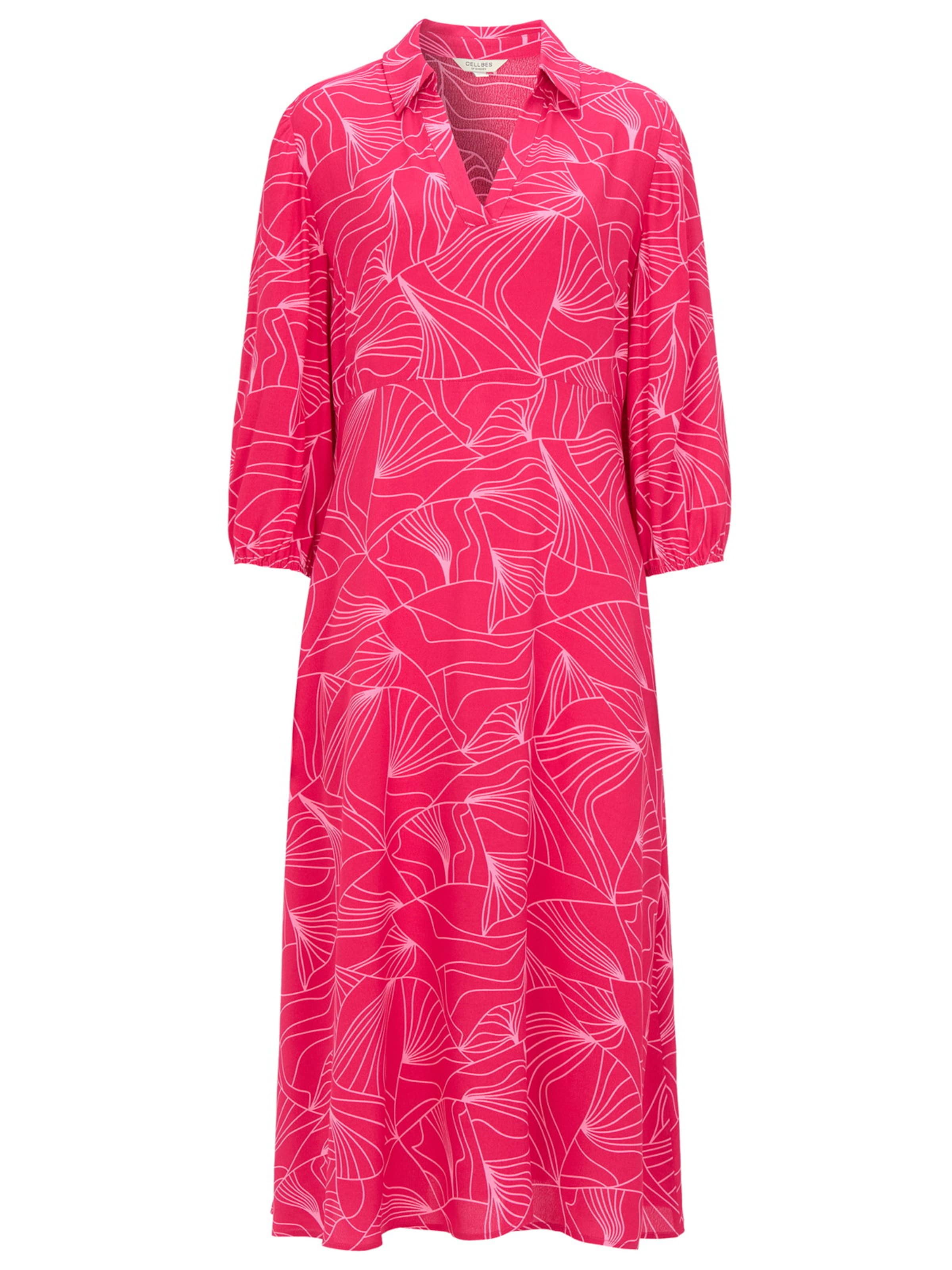 Cellbes of Sweden Jurk in Roze: voorkant