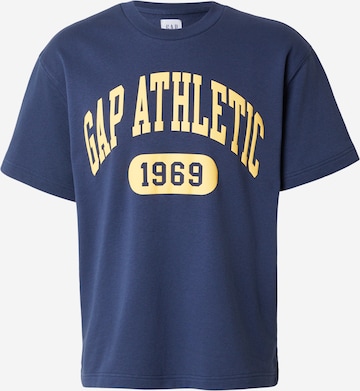 GAP Majica 'ATHLETIC' | modra barva: sprednja stran