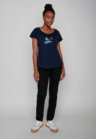 T-shirt 'Animal Goose Family' GREENBOMB en bleu