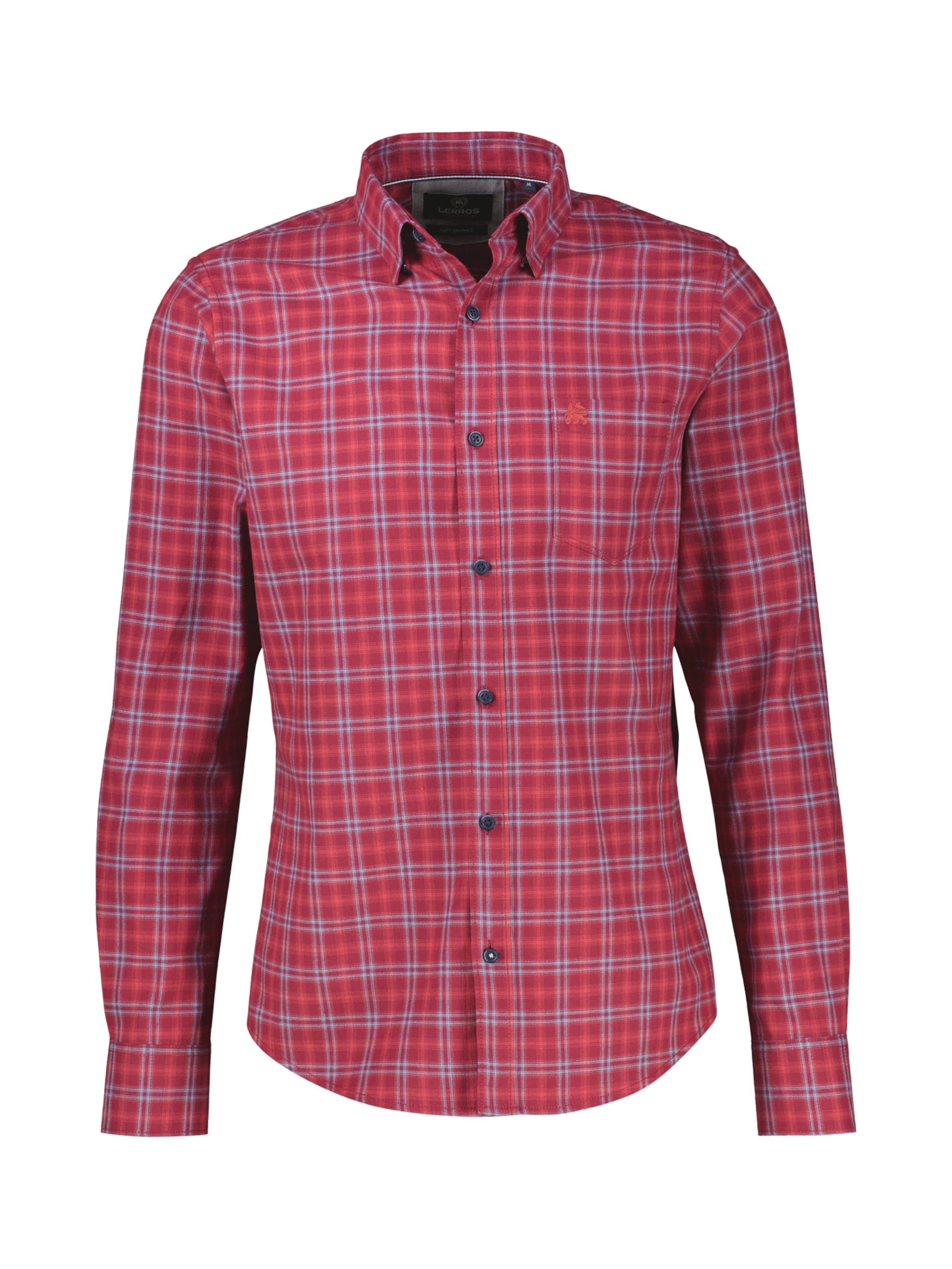 LERROS Regular Fit Hemd in Rot: Vorderseite