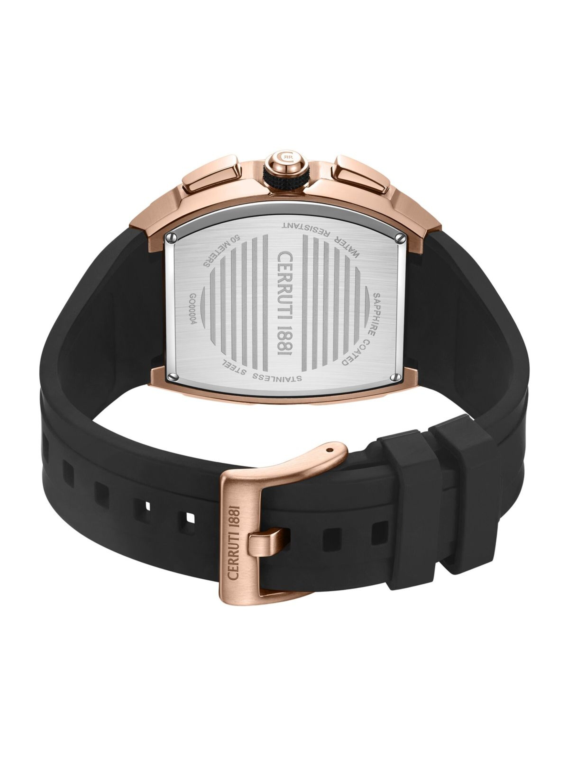 CERRUTI 1881 Analog watch 'Chronograph Macerata' in Black