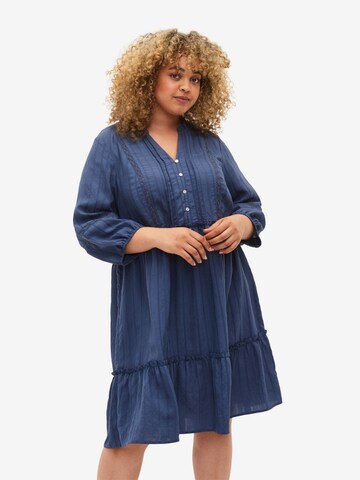 Robe d’été 'GITTE' Zizzi en bleu : devant