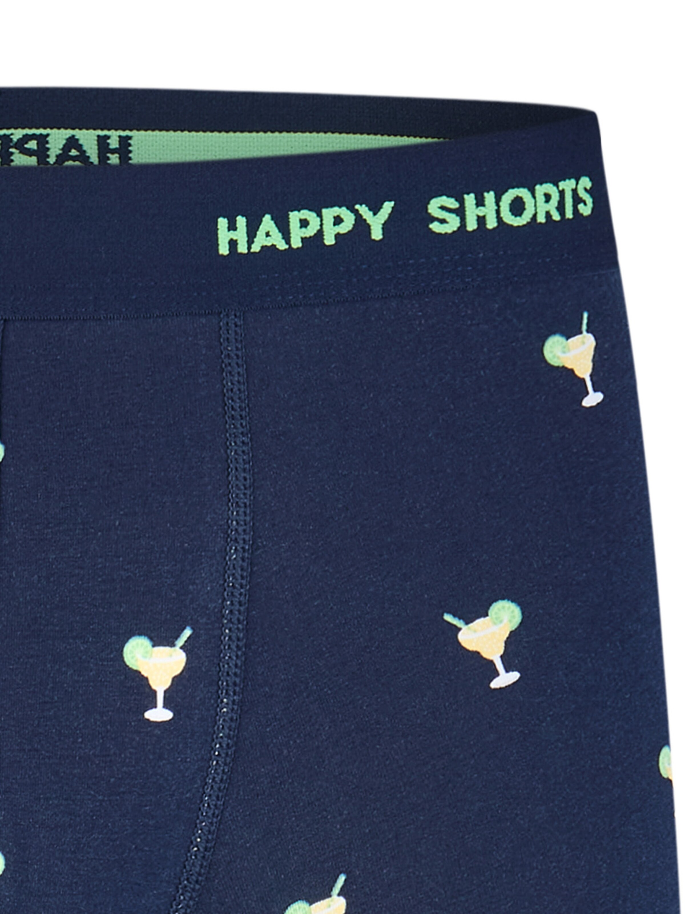 Boxers ' Jersey ' Happy Shorts en bleu