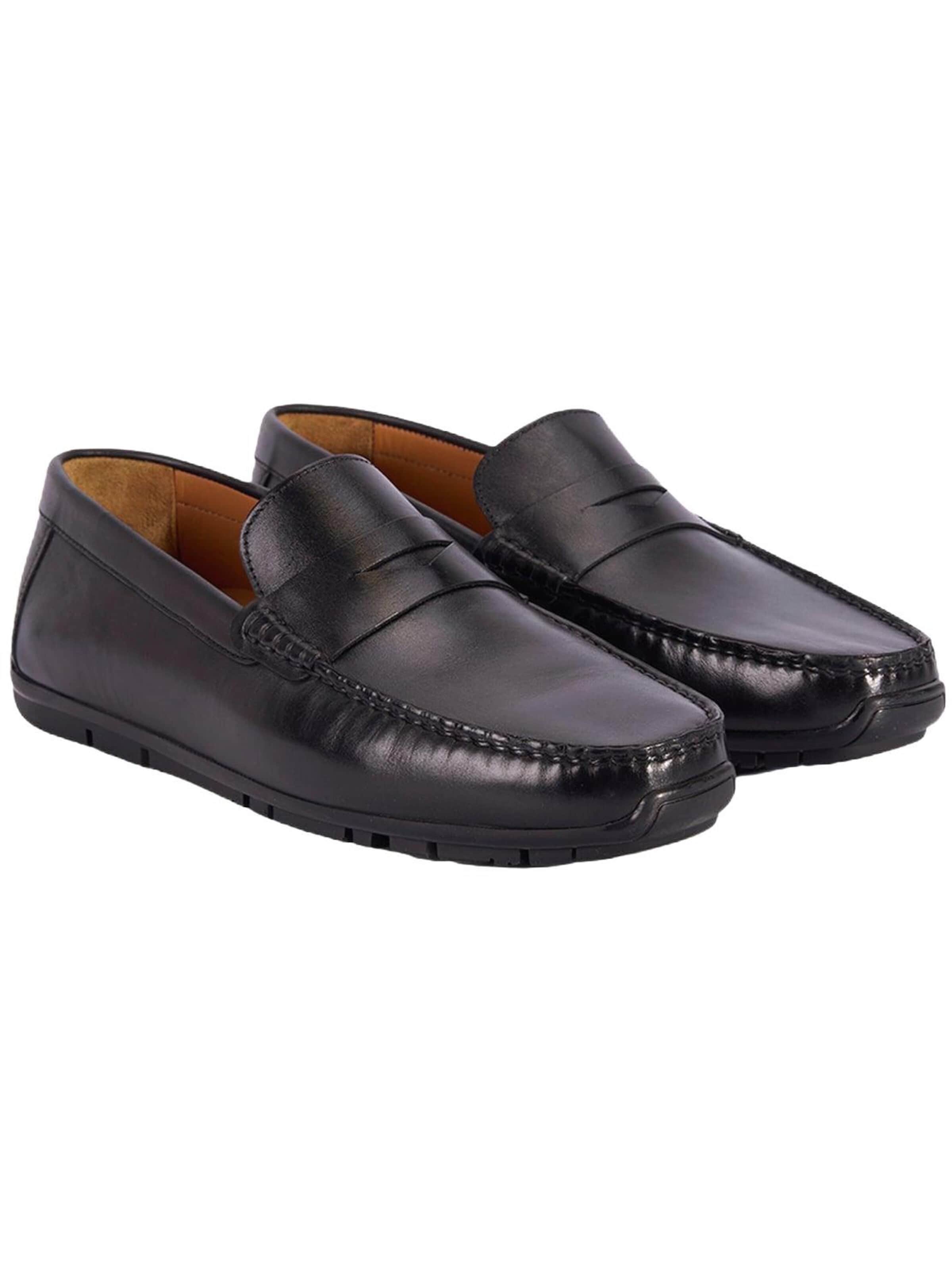 Desa - Mocasines 'DESA Herren-Lederslipper für den Alltag' en negro